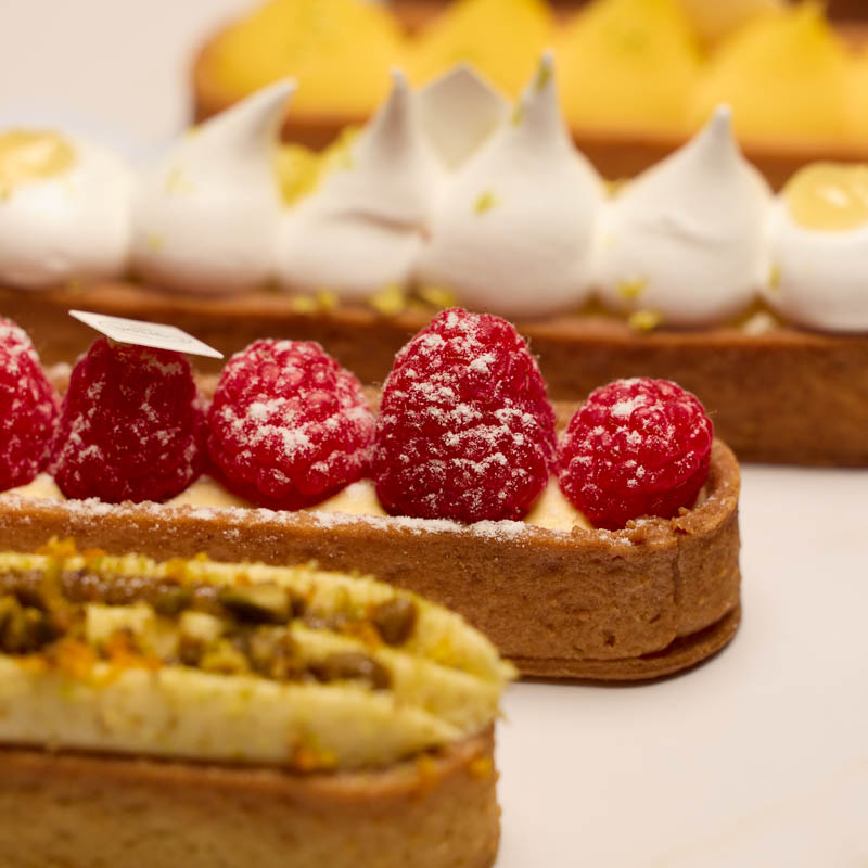 Quelques pâtisseries de la boulangerie pâtisserie Carton à Paris